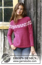 Patrón Daisy Delight Cardigan by Drops Design