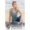 Top de punto seaside spirals