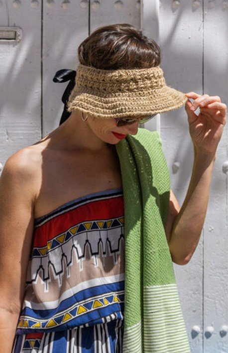 Visera Miami en crochet